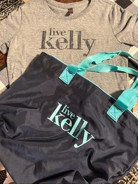 Live Kelly Tote Bag and Tee